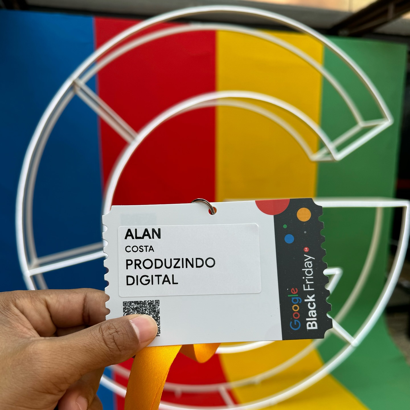 Alan Costa — credencial Google Black Friday