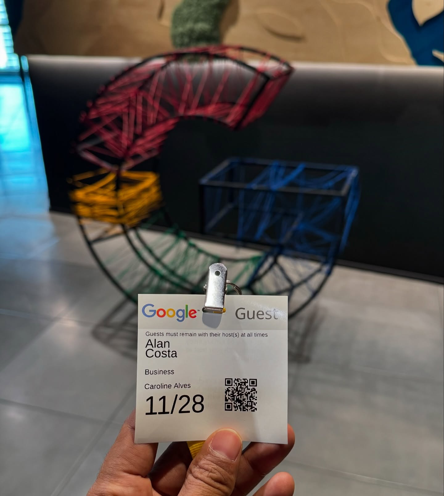 Alan Costa — credencial Google