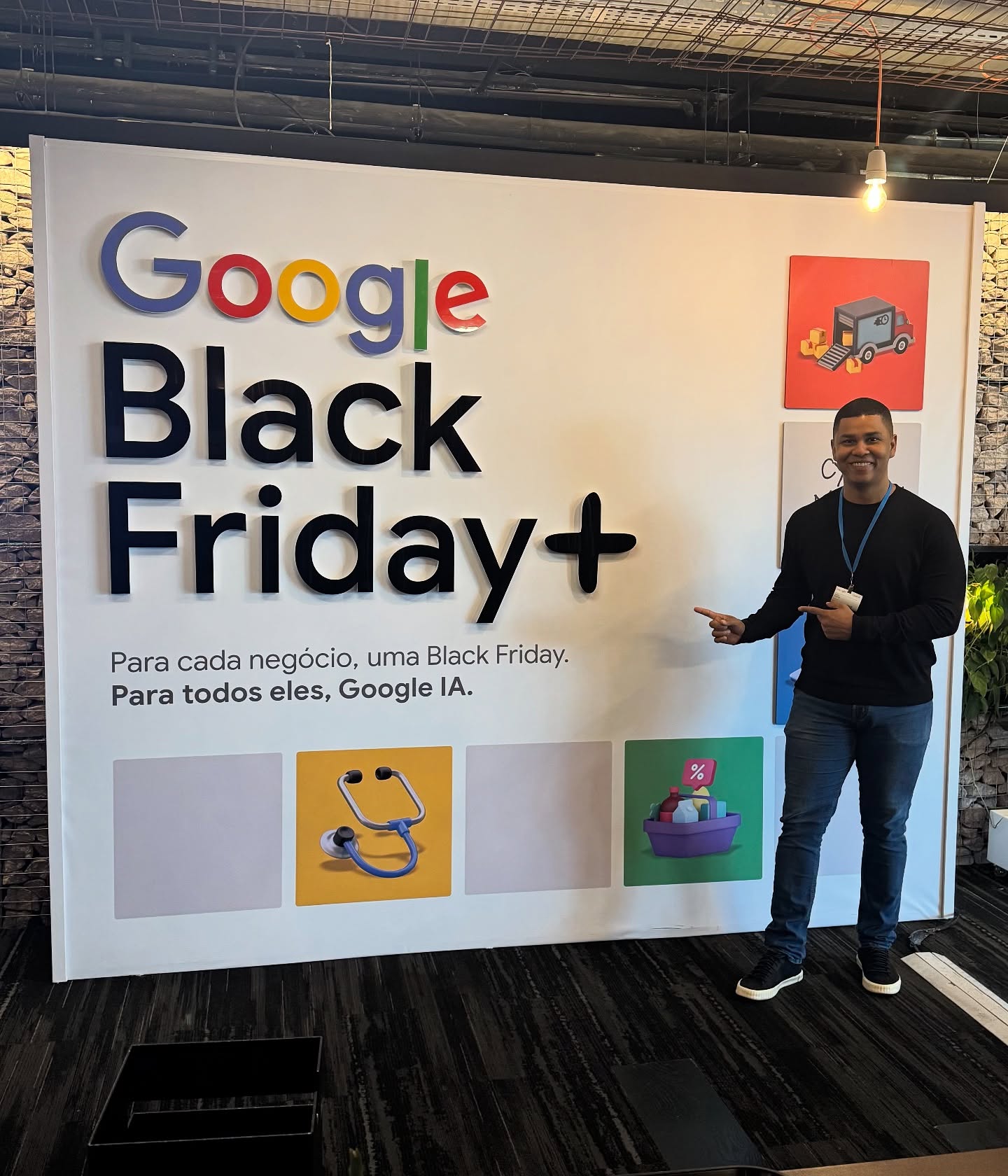 Alan Costa no Google Black Friday+