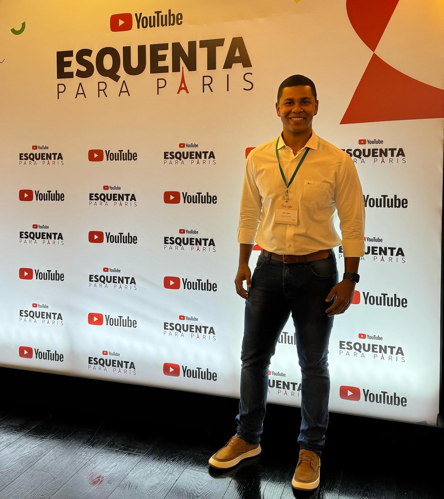 Alan Costa no YouTube Esquenta para Paris